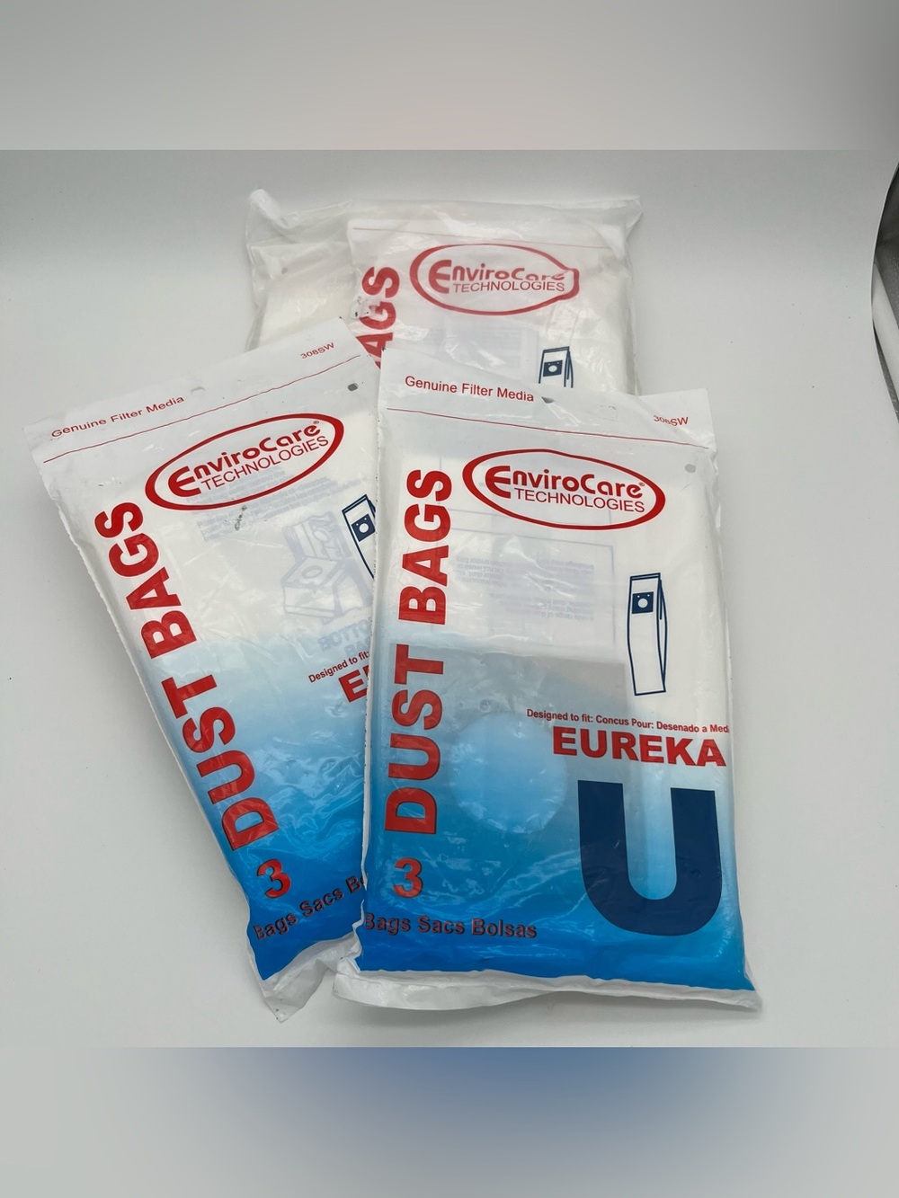 Eureka Upright Vacuum Cleaner Type U Paper Bags 12 Bags Total